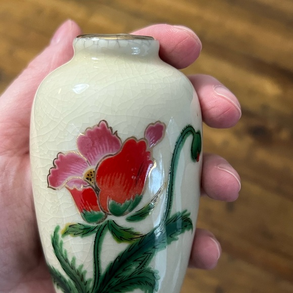 Homco Rose Porcelain Mini Vase - Picture 4 of 7